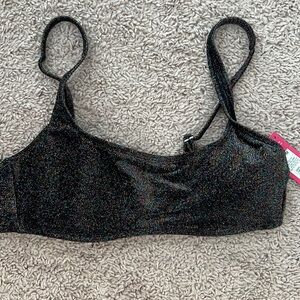 NWT metallic shimmery swimsuit top